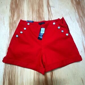 Banana Republic Red Sailor Shorts 4" 28/6‎ NWT